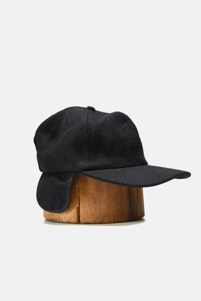 Snapback Wool Hat with Ear-Flap