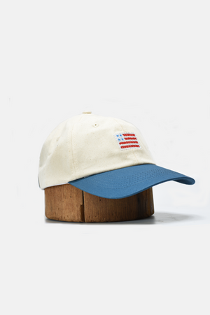 US Flag Needlepoint Hat