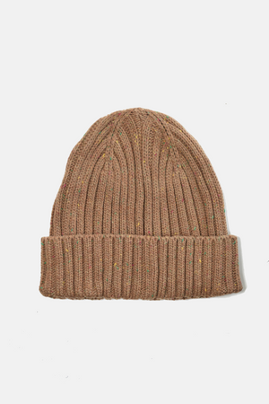 Brown, Burgundy, Black -- Donegal Wool Beanie