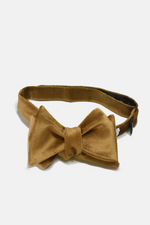 Brown Velvet Bow Tie