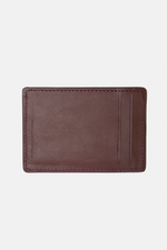 Burgundy Leather Cardholder