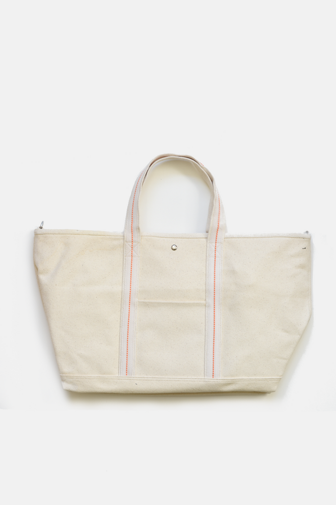 Rugged Natural Canvas Tote