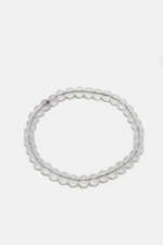 Frosted Glass Beaded Bracelet