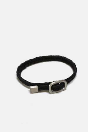 Waxed Cotton Mini Belt Bracelet