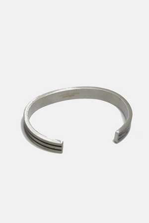 Multi-Striped Steel Bracelet