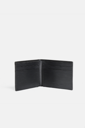 Louis Vuitton Black Epi Leather Credit Card and Currency Wallet