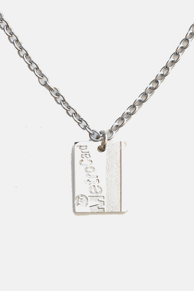 Metrocard Steel Necklace Chain